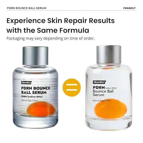 FRANKLY Salmon PDRN Bounce Ball Serum | Korean Skin Care, 1.01 fl oz | 99% Salmon DNA PDRN for Post Microneedling Recovery, Redness & Damaged Skin Repair | Glass Skin | Lightweight, Non Sticky thumbnail 2