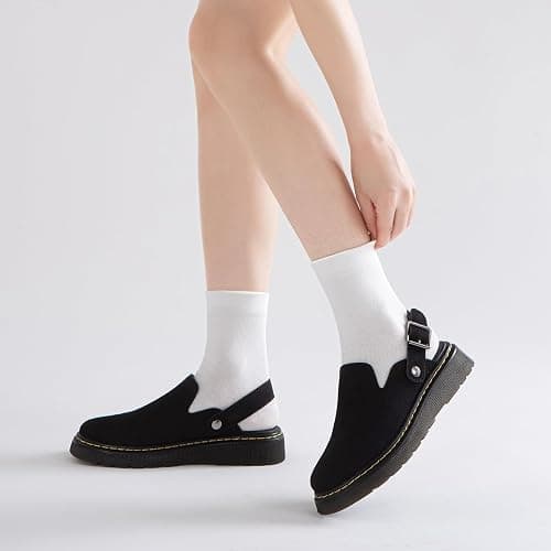 Athlefit Women's Clogs Shoes with Back Strap Comfortable Latex Footbed Slip-On Adjustable Slingback Mules Zapatos para Mujer thumbnail 7