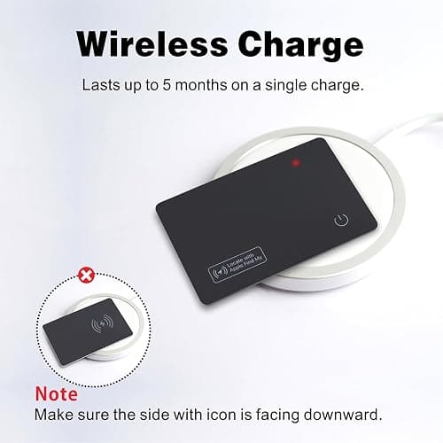 Eelexa Wallet Tracker Card, Rechargeable Thin Finder, Works with Apple Find My (iOS Only), Item Locator for Luggage Tags, Passports, Phone, IP68 Waterproof thumbnail 6