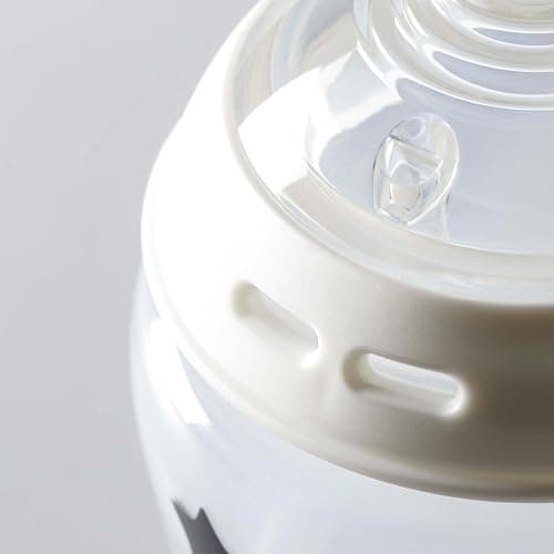 Tommee Tippee Natural Start Grow with Baby Bottle Set, 5oz, 9oz and 11oz, Slow, Medium and Thicker Flow Nipples, Removable Bottle Handles, Self-Sterilizing - Clear - Grow with Baby thumbnail 5