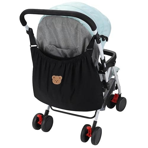 Accmor Universal Stroller Organizer, Large Storage Stroller Bag Fits for Uppababy, Nuna, Britax, Doona Strollers, Non-Slip Adjustable Storage Caddy Accessories for Stroller Crib - Image 1