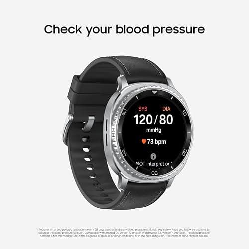 Samsung Galaxy Watch 8 Classic (2025) 46mm Bluetooth Smartwatch, Cushion Design, Rotating Bezel, Quick Button, Sleep Coaching, Running Coach, Energy Score, White [US Version, 2 Yr Warranty] thumbnail 12