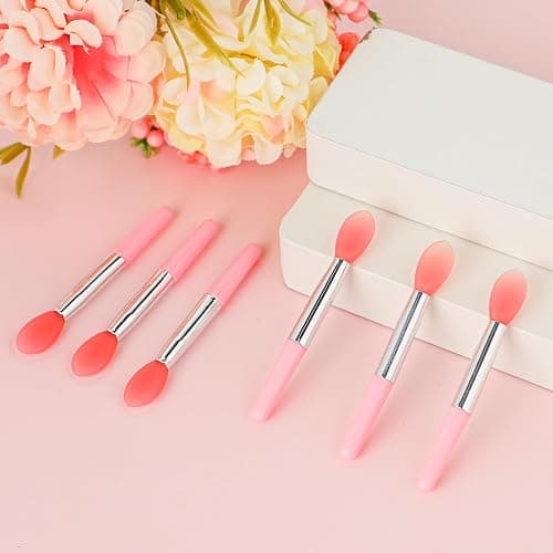 12Pcs Lip Mask Applicator Silicone LIp Applicator Makeup Beauty Lipstick Brushes Eyebrow Lipstick Brushes Applicator Cosmetic Brush Set for Lipstick Lip Gloss Lip Mask Eyeshadow thumbnail 6