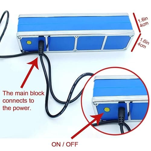 Bitopbi 7 PCS Stackable Night Light 3D Puzzles Toy 7 Colors Magic Blocks Induction Interlocking LED Novelty Desk Lamp Lighting DIY for Teens and Adults Home Deco Great Gift for Birthday thumbnail 6