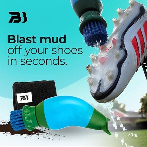 BootBuddy Shoe & Boot Cleaner Brush – Footwear Cleaning Kit for Hiking Boots, Golf Shoes, Football Boots, Running Shoes & Wellies – Cleans Mud, Dirt & Stains in Minutes – As Seen on Dragons’ Den thumbnail 2