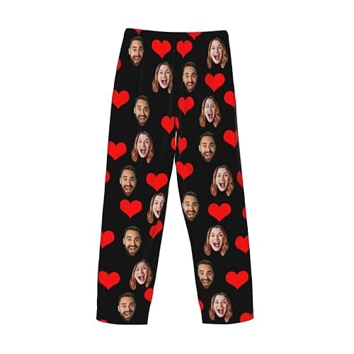 Personalized Pajamas With Face Photo for Men - Custom Funny PJ Pants - Unique Gifts thumbnail 5