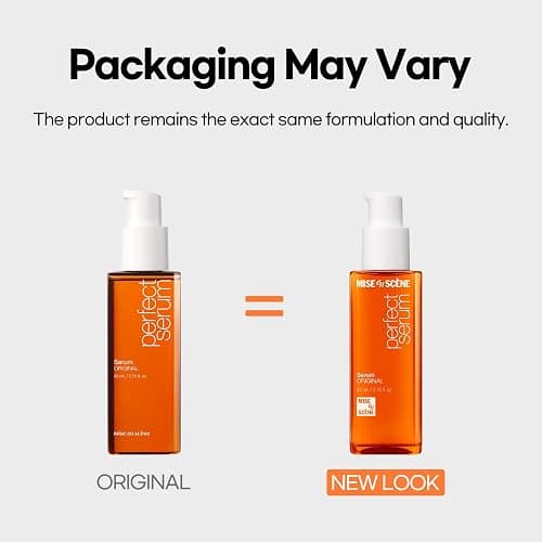 Mise En Scene Perfect Serum Original - Heat Protectant Hair Oil for Frizzy & Dry | Argan Oil | Visibly Smooths & Softens | Add Shine All Hair Types | Damage Repair | Fruity Floral Scent, 2.7 Fl Oz. thumbnail 3