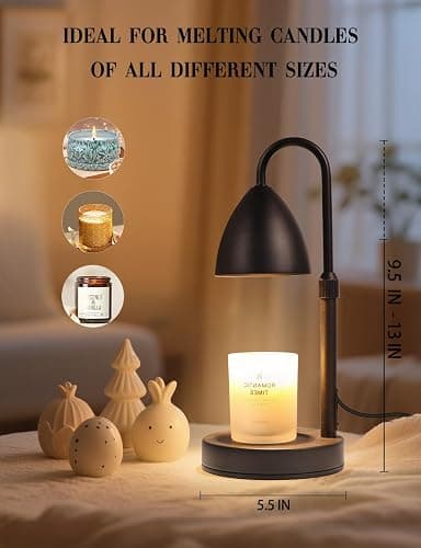 Black Candle Warmer Lamp thumbnail 2