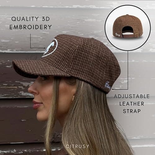 Vintage Western Trucker Hat | Men & Women | Country Cute Caps for Cowgirls Cowboys | Camo Denim Embroidered Cotton | Snapback thumbnail 6