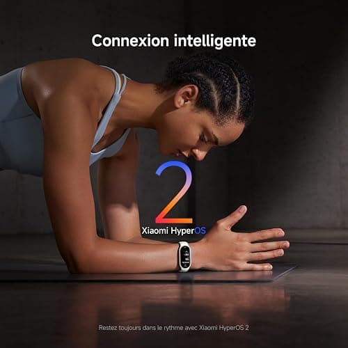 XIAOMI Smart Band 10, Bracelet Connecté, Autonomie 21 jours, rose | Charge rapide, suivi sommeil et santé, 150+ sports, iOS et Android, 5 ATM, garantie 2 ans, cadres multimatériaux thumbnail 13