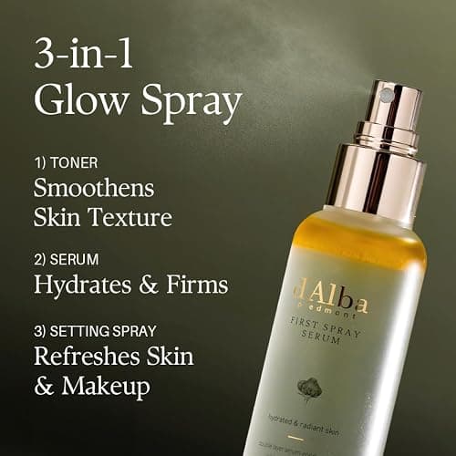 d'alba Piedmont Italian White Truffle First Spray Serum, Vegan Skin Care, Light-weight Face Moisturizer, Glow Serum for Radiant Skin, Non Comedogenic, All In One Mist, Korean Skin Care (3.38 fl oz.) thumbnail 6