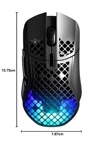 SteelSeries Aerox 5 Wireless - Souris gaming perforée RGB - Design ultra-léger et étanche - 9 boutons - Bluetooth/2.4 GHz - Capteur optique TrueMove Air 18K DPI thumbnail 17