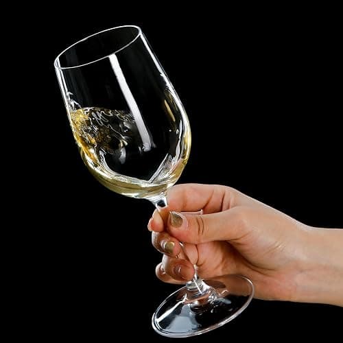 Red Wine Glasses Set of 4, 11oz, Premium Crystal Wine Glasses Hand Blown, Unique Birthday Gift or Wedding Anniversary thumbnail 3