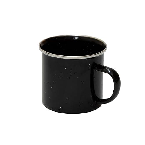 Stansport Enamel 8-Cup Percolator Coffee Pot and 4-Mug Set - Heavy-Duty Campfire Coffee Maker with 12oz Mugs - Percolator Stem Included - Double Baked Enamelware for Camping, Hiking, RV & Cabin thumbnail 3