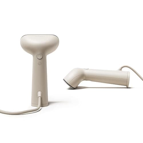 Steamery Handheld Clothes Steamer Cirrus 3, 1200W, US Plug, Heated Ironing Plate, Fast Heat Up, Garment Wrinkle Remover, Beige - Beige thumbnail 2