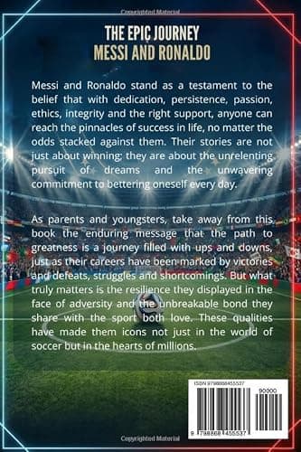Soccer Books for Kids 8-12 - The Epic Journey of Lionel Messi and Cristiano Ronaldo: The tales of two amazing legends thumbnail 2