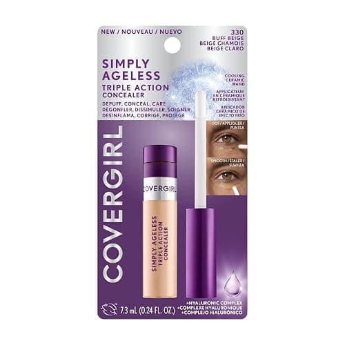 COVERGIRL Simply Ageless Triple Action Concealer, Buff Beige, Pack of 1 thumbnail 7