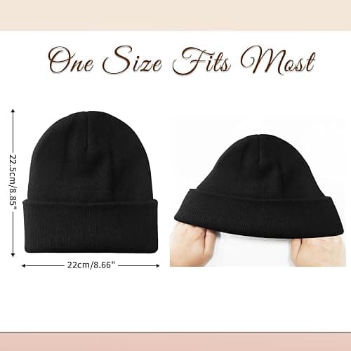 NPQQUAN Unisex Beanie Hats for Men Women Winter Knit Beanies thumbnail 6