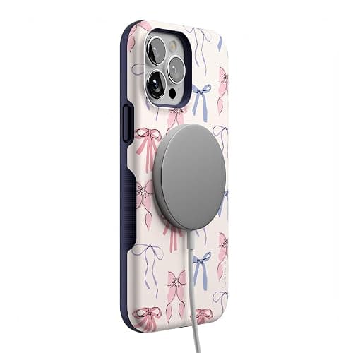 Casely iPhone 13 Pro Max Case | Coquette Girlie | Pastel Bows | Compatible with MagSafe | Bold Protective Design thumbnail 6