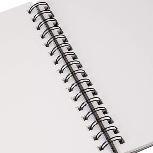 Amazon Basics Sketch Pad for Artists, 67 lb. / 100 gsm, 100 Sheets, 5.5"x8.5", White thumbnail 3