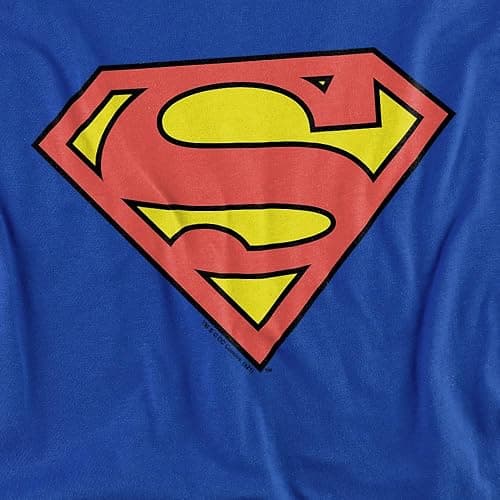 Popfunk Classic Toddler Kids Superman Classic Logo Unisex Boy Girl Short Sleeve Graphic T-Shirt (4T) thumbnail 2