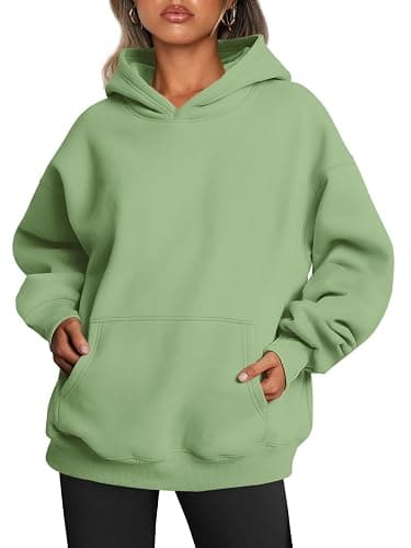 Trendy Queen Womens Oversized Hoodies Fleece Sweatshirts Fall Fashion 2025 Pullover Sweaters Winter Clothes - Image 1
