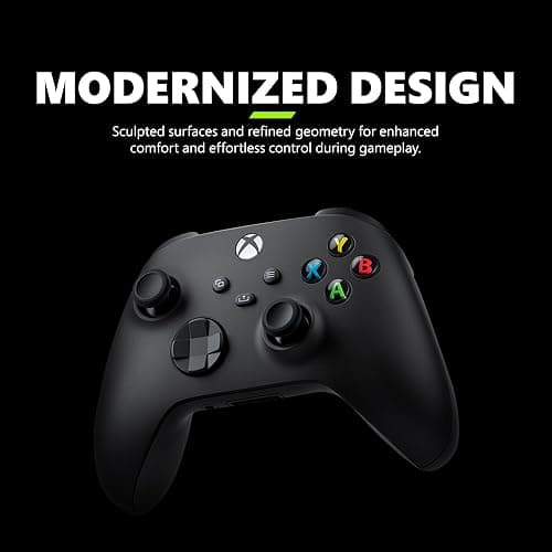 Xbox Wireless Gaming Controller (2025) – Carbon Black – Play on Xbox, Windows, Android, iOS, FireTV Sticks, Smart TVs, VR Headsets thumbnail 3