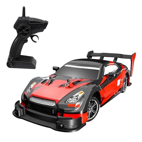 Sunydog RC Drift Car 1/16 2.4GHz 4WD 30km/h High Speed Gift RTR, Red - Image 1