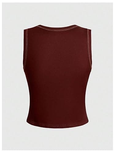 SOLY HUX Women's Y2k Letter Figure Print Crew Neck Tank Top Sleeveless Punk Vest Tops thumbnail 2