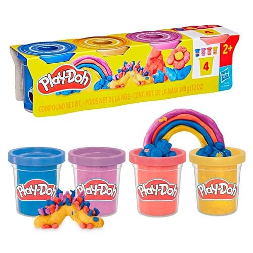 Play-Doh 4-Pack Shimmer Clay - Image 1