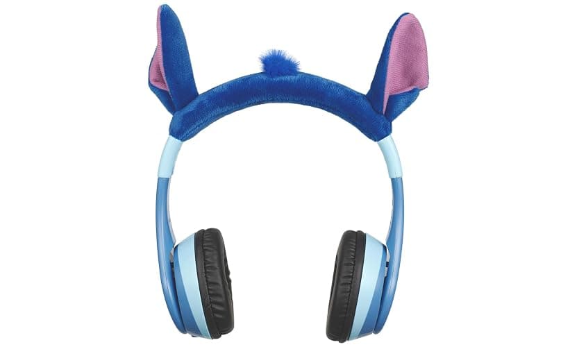 eKids Disney Stitch Bluetooth Headphones, Wireless Headphones with Microphone Includes Aux Cord, Volume Reduced Kids Foldable Earphones for School, Home, or Travel thumbnail 5