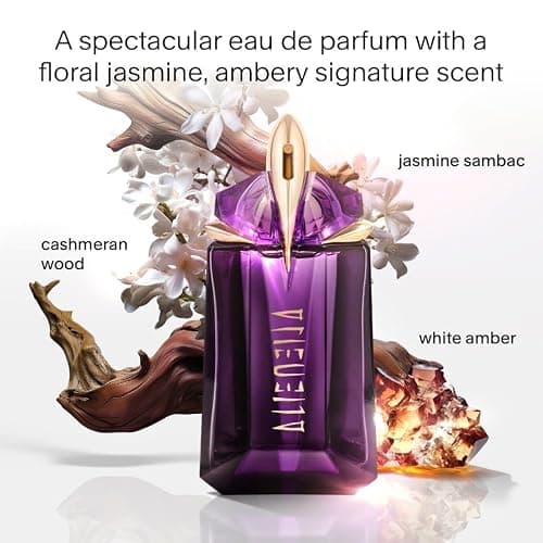 Mugler Alien Eau de Parfum, Refillable Women's Perfume, Iconic Woody Floral Fragrance Revealing Ultimate Femininity with Sensual Jasmine Sambac, Cashmeran Wood & Enveloping White Amber thumbnail 3