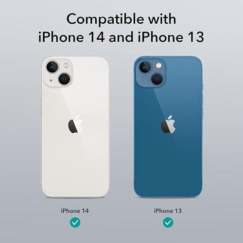ESR for iPhone 14/iPhone 13 Case, Compatible with MagSafe, Classic Hybrid Magnetic Mobile Phone Case iPhone 14/13 Case, Military Standard, Drop Protection, Clear thumbnail 2