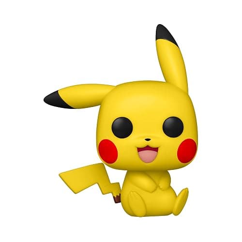 Funko POP Pop! Games: Pokemon - Pikachu (Sitting), 3.75 inches Multicolor 56307 thumbnail 3
