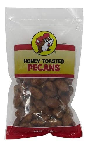 Buc-ees Honey Toasted Pecans in a Resealable Bag, 12 Ounces - Image 1