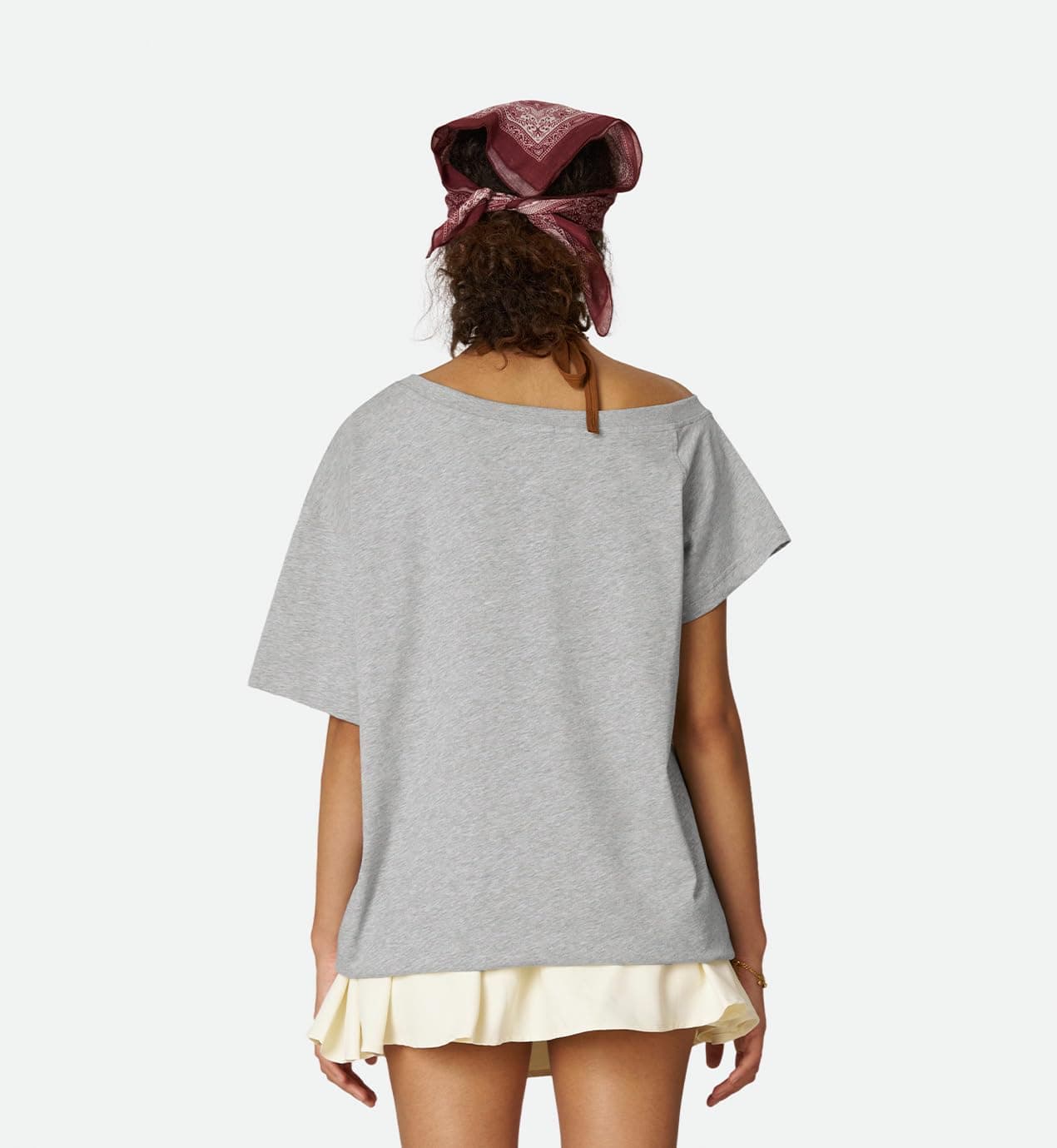 Aelfric Eden Dachshund Off Shoulder T-Shirt Women's Cartoon Dog T-Shirt Summer Top Casual Short Sleeve Shirt Basic Crew Neck Top Y2K thumbnail 2
