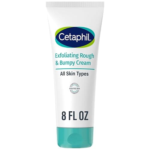 Cetaphil Rough & Bumpy Cream, 20% Urea, Gently Exfoliates, 8 oz | Exfoliating Body Cream For Chicken Skin, KP, Rough Bumpy Skin, Refines Texture, Dermatologist Recommended, 8 Oz Tube - Image 1