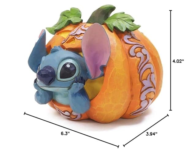 Enesco Disney Traditions by Jim Shore Lilo and Stitch Jack O'Lantern Figurine, 4.02 Inch, Multicolor thumbnail 3