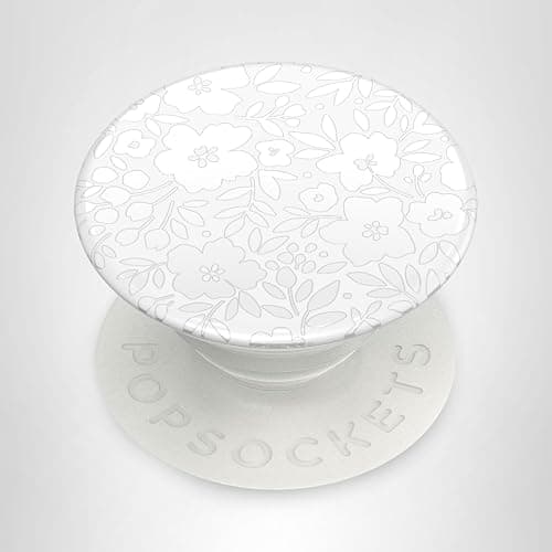 PopSockets Adhesive Phone Grip, Holder, Phone Stand, Flower - Blanc Fresh thumbnail 8