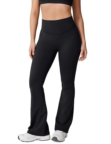 UNISSU Hugcurve No Front Seam High Waisted Flare Leggings for Women Bootcut Yoga Pants Buttery Soft - 29.5''/31.5''/33.5'' - Image 1