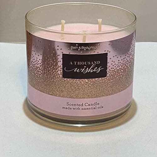 Bath and Body Works A THOUSAND WISHES 3-Wick Candle 14.5 Ounce thumbnail 2