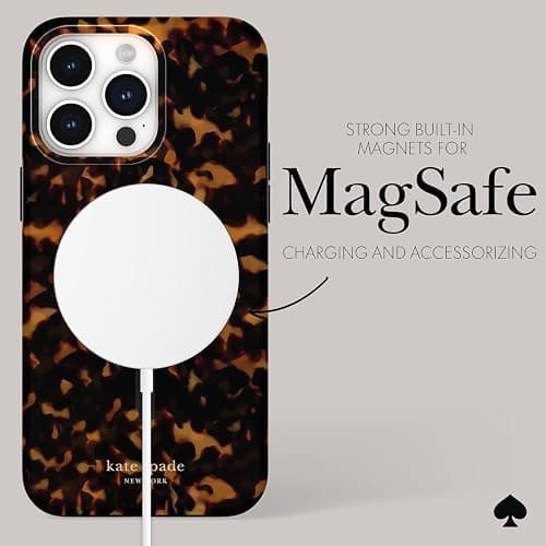 kate spade new york iPhone 15 Pro Max Case, Compatible with MagSafe - Tortoiseshell thumbnail 6