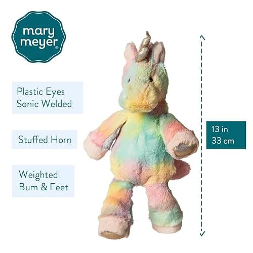Mary Meyer Stuffed Animal Marshmallow Zoo Plush Soft Toy, 13-Inches, Fro-Yo Unicorn thumbnail 3
