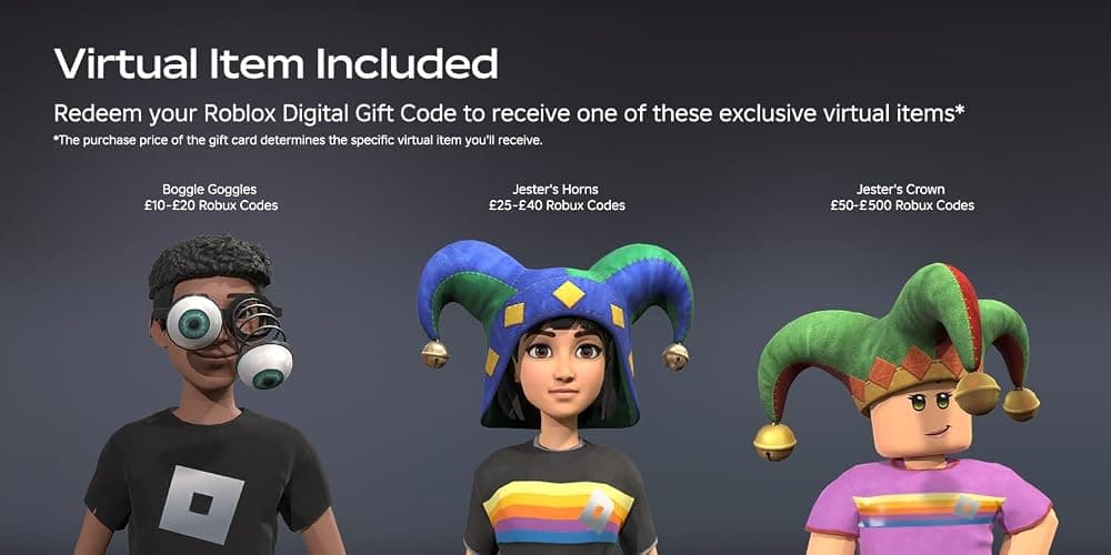 Roblox Digital Gift Card - 1,000 Robux [Includes Exclusive Virtual Item] [Online Game Code] thumbnail 2