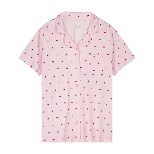 US Angels Girls Ultra Soft Button Down Pajamas, 3 Piece Pajama Set, pjs for teen girl, Size 7-16 thumbnail 3
