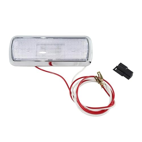 MGWILL Chrome Interior Dome Lamp Inside Cab Light Clear Lens Compatible with 1960-1972 Chevy GMC C10 C20 K10 thumbnail 4