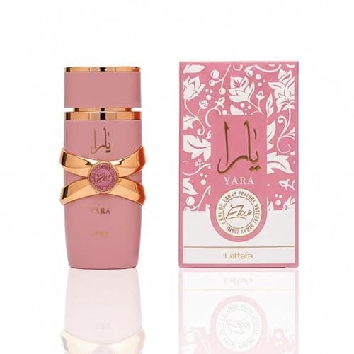 Lattafa Yara Elixir Eau de Parfum, Rosa und Gold Design, Luxuriöse Glasflasche, 100 ml Parfüm für Damen thumbnail 2