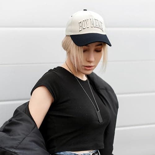 Boy Mama Hat- 3D Embroidered Mom Hat Adjustable Cotton Baseball Caps for Women thumbnail 4