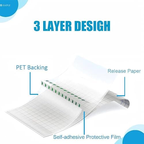 2 Rolls Aftercare Bandage Urknall 6"x4.4Yd Second Skin Tattoo Cover Up Patch Breathable Bandage Tape Waterproof Wraps Transparent Film for Healing, Showering & Color Protection thumbnail 5