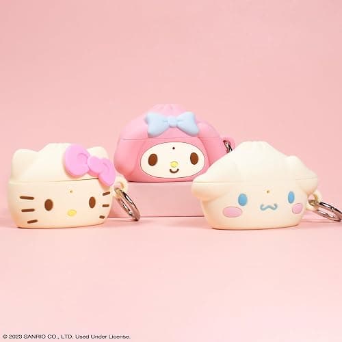 iFace x Hello Kitty and Friends Case [ Compatible with AirPods Pro 2 ][Steamed Bun Series] Silicone Protective Cover [Carabiner Clip Included] [Wireless Charging Compatible] – Hello Kitty thumbnail 5